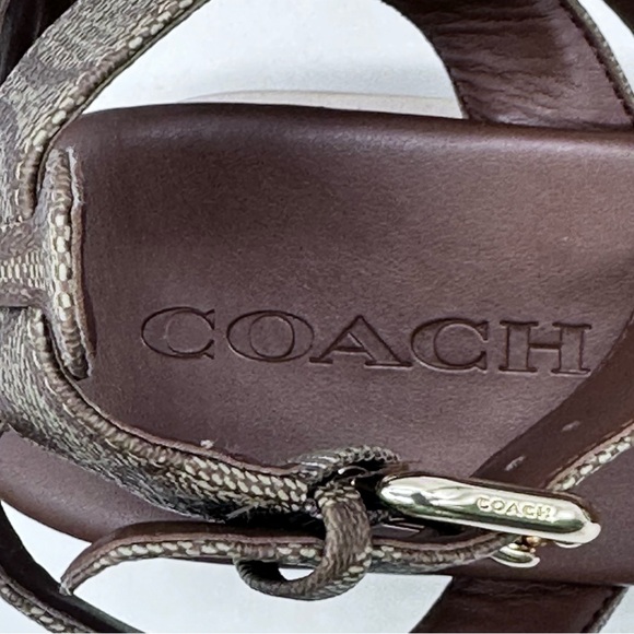 Coach Platform Sandals. Size 8. - Picture 9 of 12